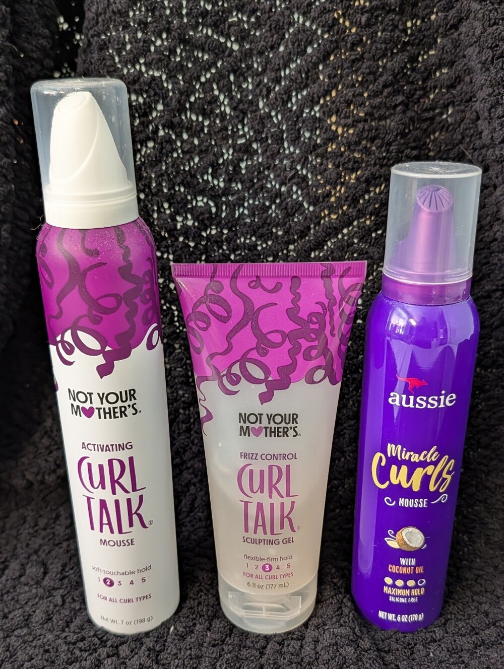 Curly Bundle - Not Your Mothers Gel & Mousse, And Aussie Mousse